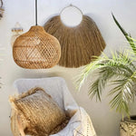 Handwoven Rattan Pendant Light