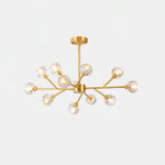Glass Ball Cascade Chandelier