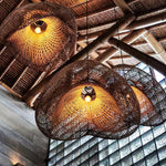 Curva Rattan Pendant Light