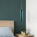 Sleek Tube Glass Pendant Light