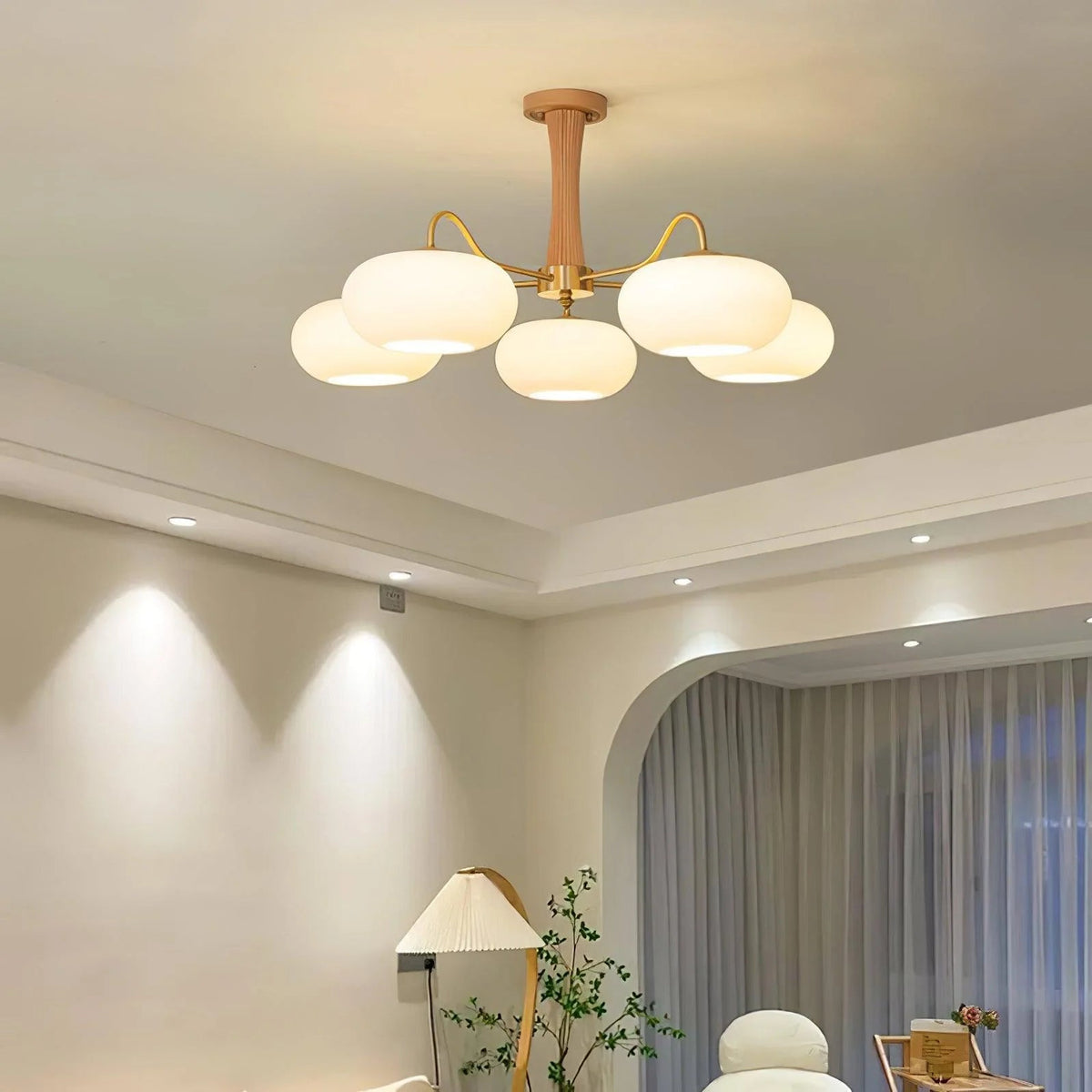 Golden Persimmon Chandelier