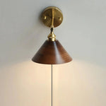 Nostalgic Wooden Wall Light