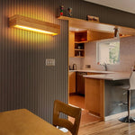 Rustic Wood Vanity Wall Light