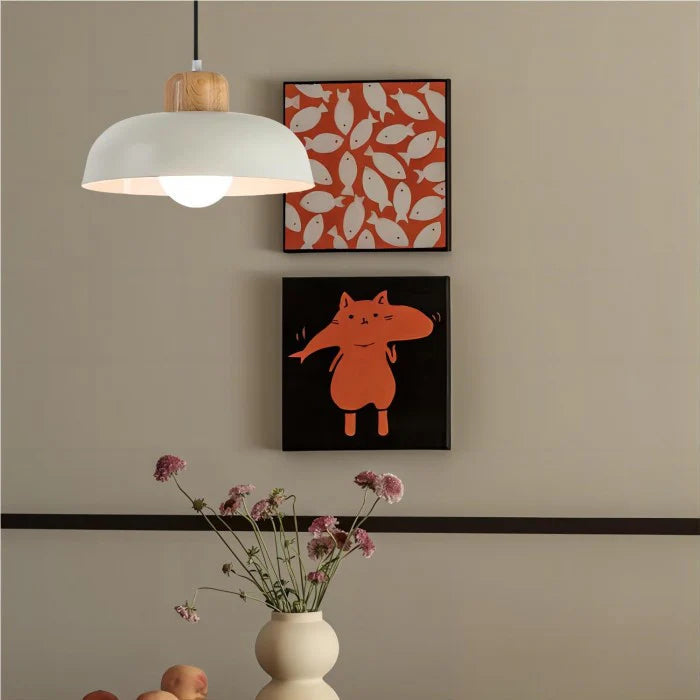 Nordic Toned Metal Pendant Light