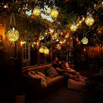 Solar Powered Outdoor Courtyard Crack Lamp
