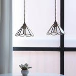 Nordic Style Vintage Brass Pendant Lamp