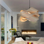 Rustic Modern Irregular Wooden Light