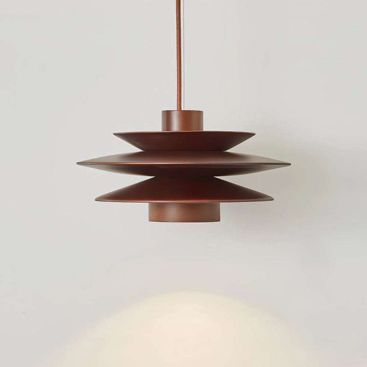 Wooden Cascade Pendant Light