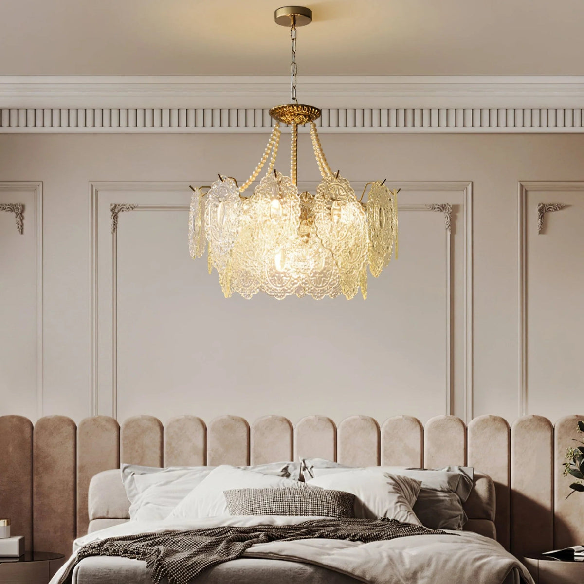 Serenity Glass Chandelier