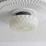 Classic White Round Pendant Lamp
