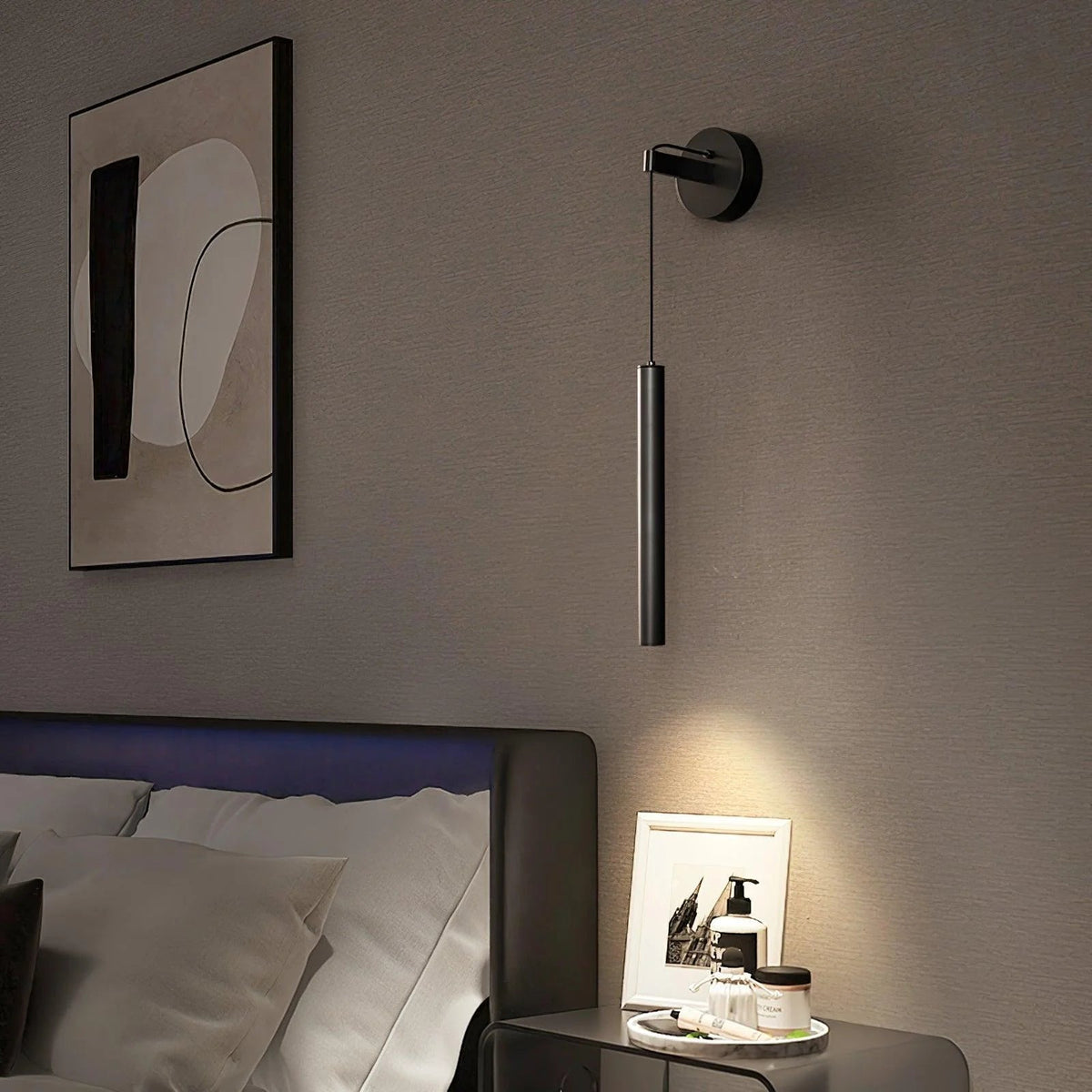 Linear Brass Wall Light
