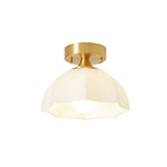Minimalist White Dome Ceiling Light