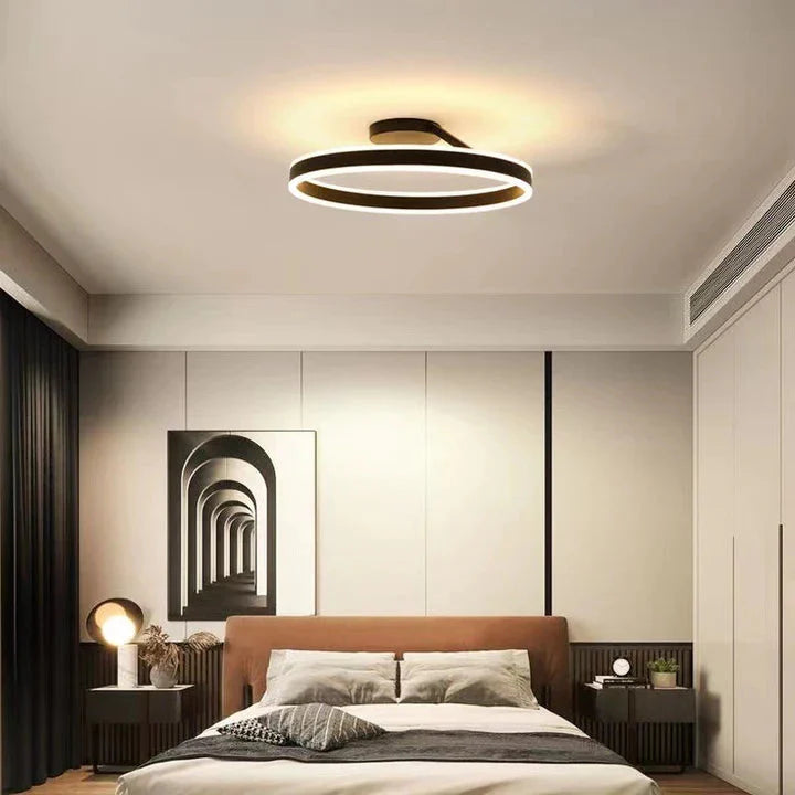 Sleek Round Nordic Ceiling Light