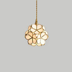 Floral Glass Pendant Light