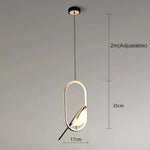 Modern Chic Golden Bird Pendant Light