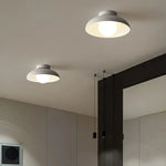 Minimalist Metal Semi Flush Light