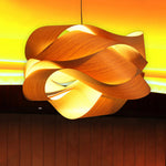 Rustic Modern Irregular Wooden Light