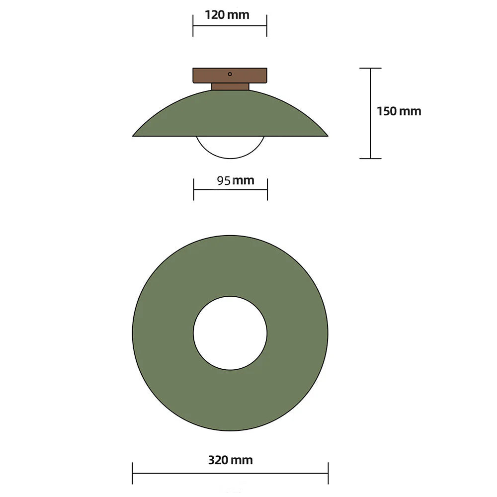 Modern Minimal Round Ceiling Light