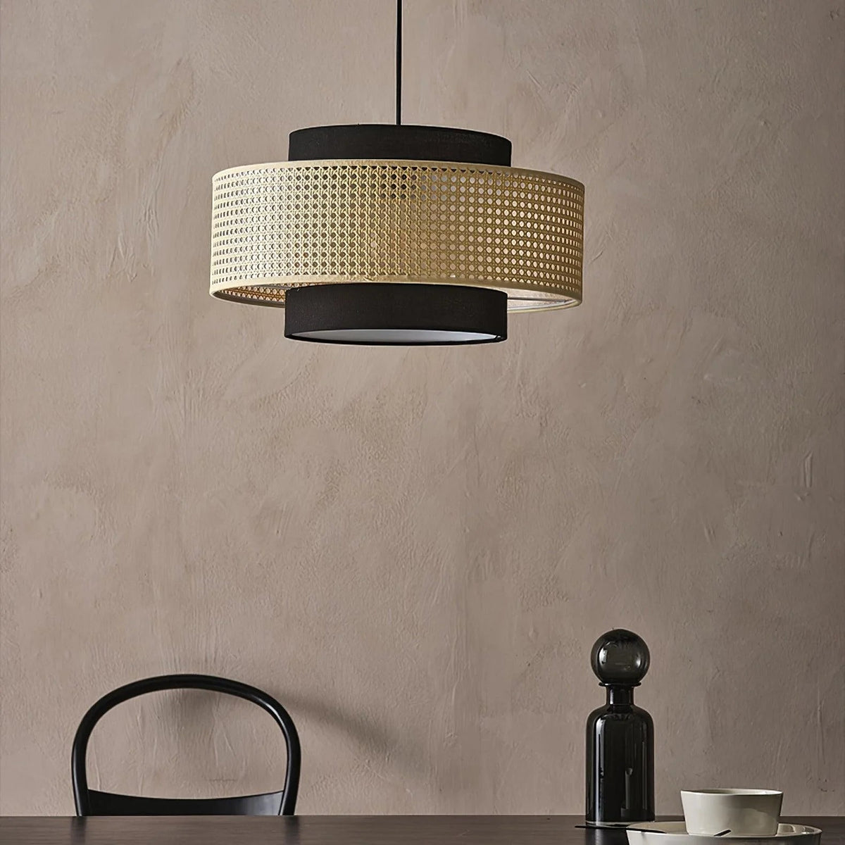Minimalist Drum Pendant Fixture