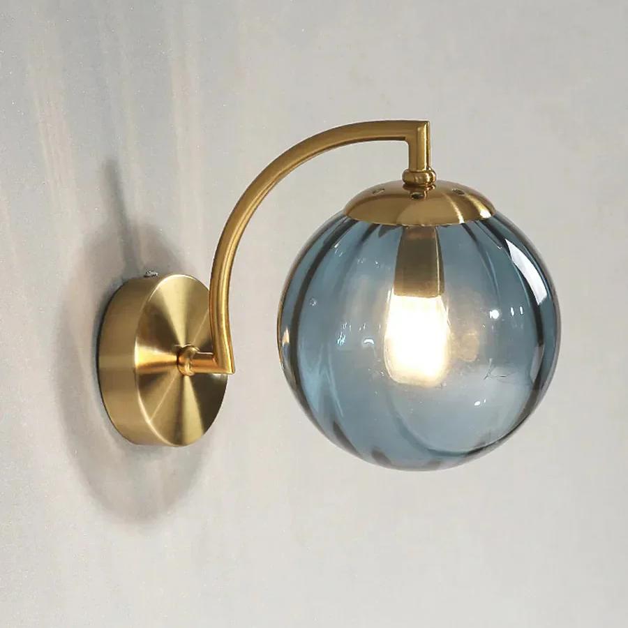 Watermelon Glass Wall Lamp Colored Glass Small Wall Lamp
