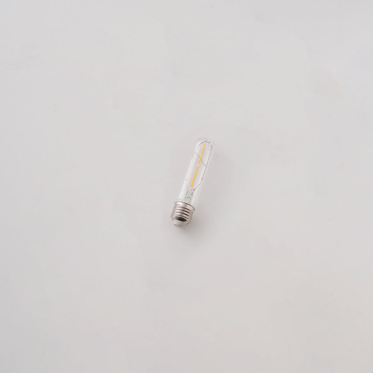 Tubular LED Filament Bulb in Clear Glass, E14/E27 Base
