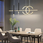 Chandelier Style Table Lamp In The Dining Room
