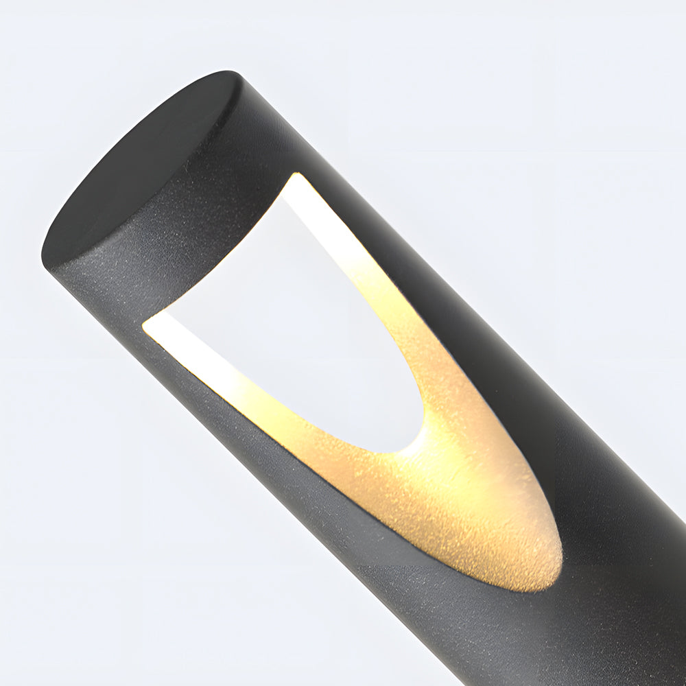 Modern LED Bollard Path Light with Warm 3000K Glow for Courtyard and Garden