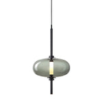 Under Pressure Art Glass Pendant Light with Integrated LED