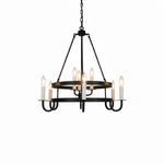Vintage Voyager Chandelier – Industrial Brass Pendant Light for Modern Interiors