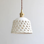 Openwork Ceramic Lamp