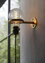 Loop Minimalist Wall Light With Wall Socket