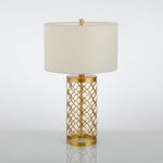 Openwork Metal Table Lamp