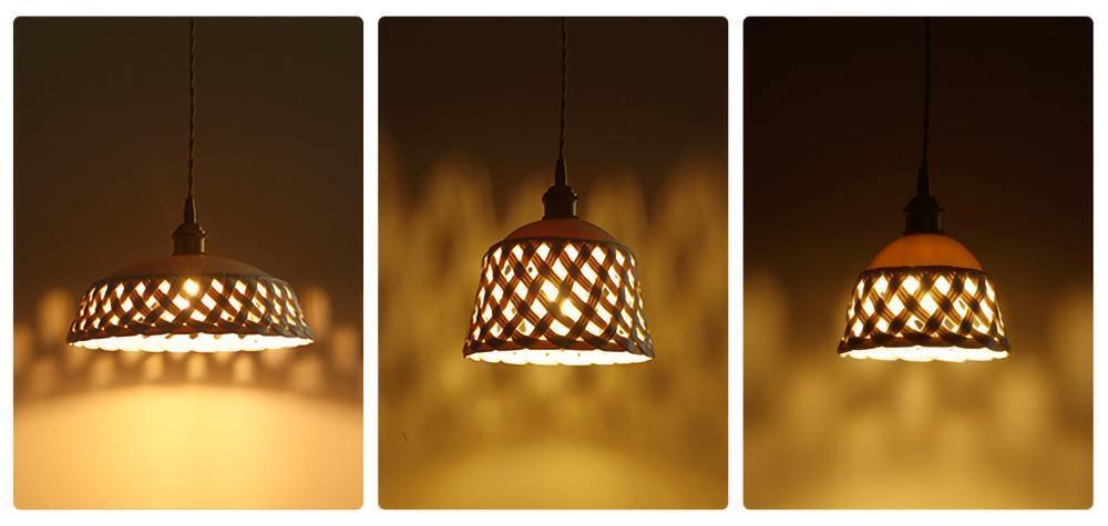 Openwork Ceramic Lamp