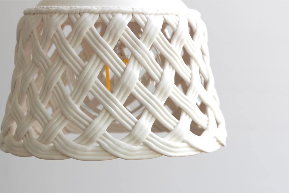 Openwork Ceramic Lamp