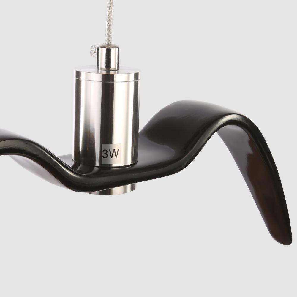 Aviara LED Pendant Light – Modern Aluminum Bird-Inspired Ceiling Lamp