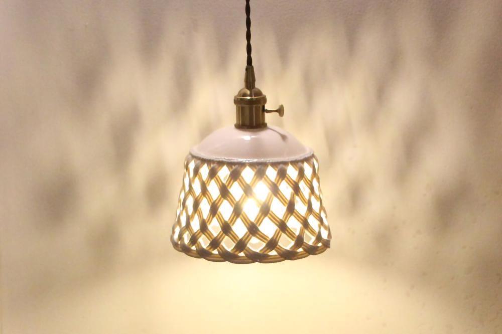 Openwork Ceramic Lamp