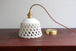 Openwork Ceramic Lamp