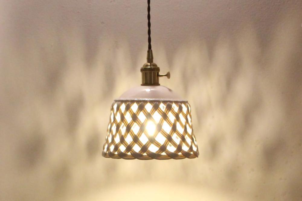 Openwork Ceramic Lamp
