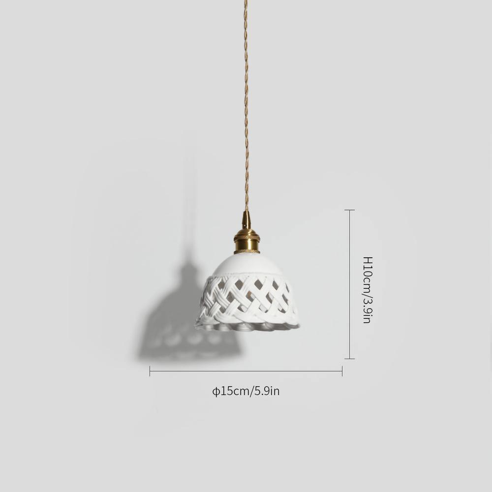 Openwork Ceramic Lamp