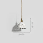 Openwork Ceramic Lamp