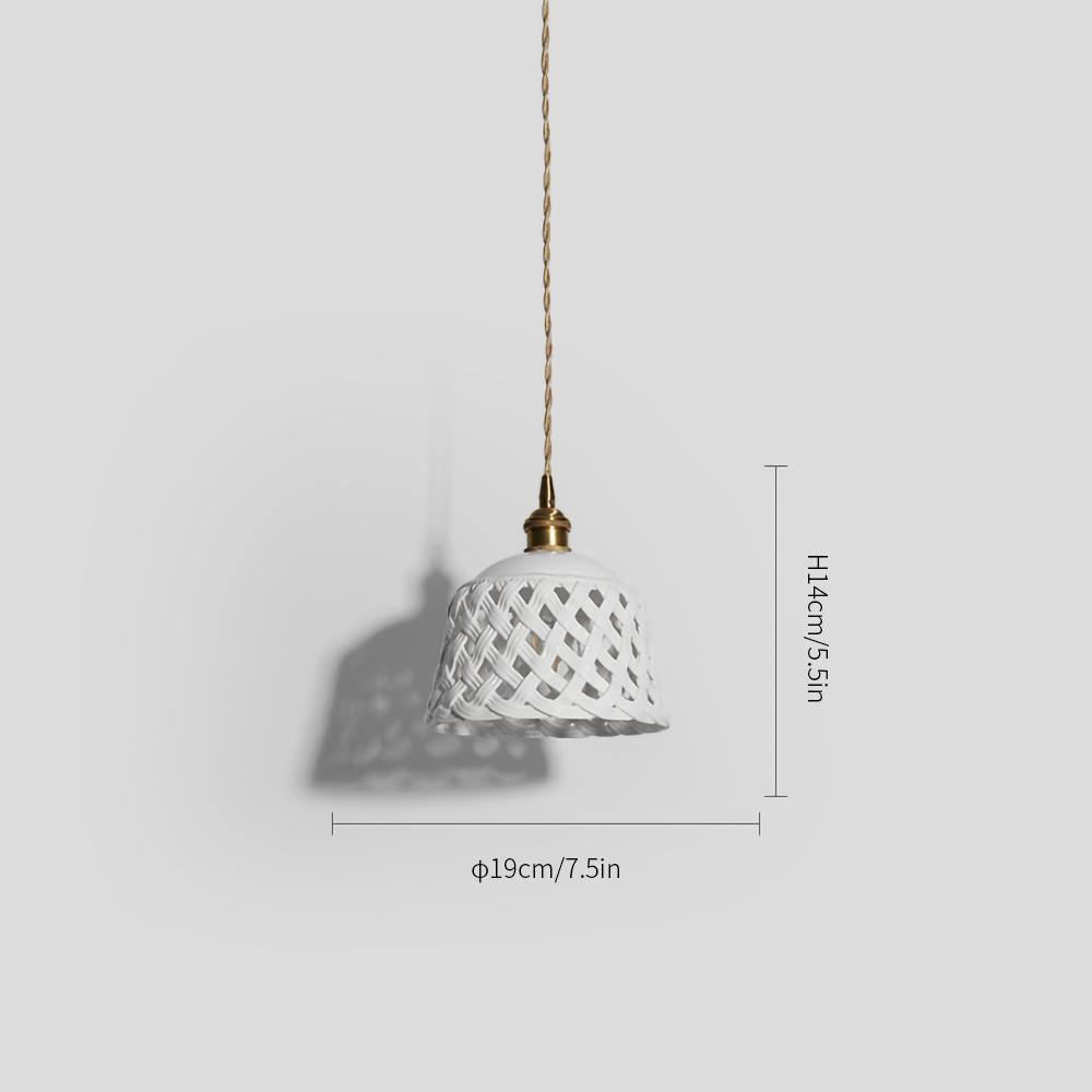 Openwork Ceramic Lamp