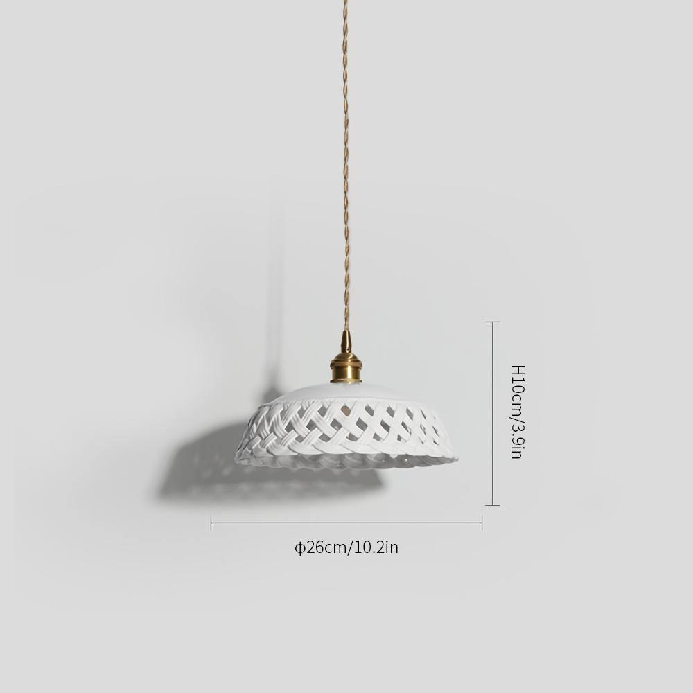 Openwork Ceramic Lamp
