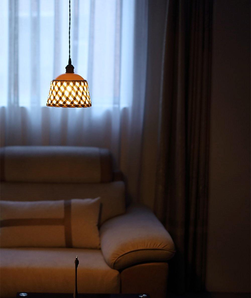 Openwork Ceramic Lamp