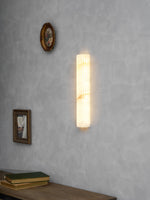 Alvia Alabaster Wall Sconce — Natural Stone LED Wall Light