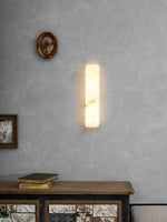 Alvia Alabaster Wall Sconce — Natural Stone LED Wall Light