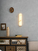 Alvia Alabaster Wall Sconce — Natural Stone LED Wall Light