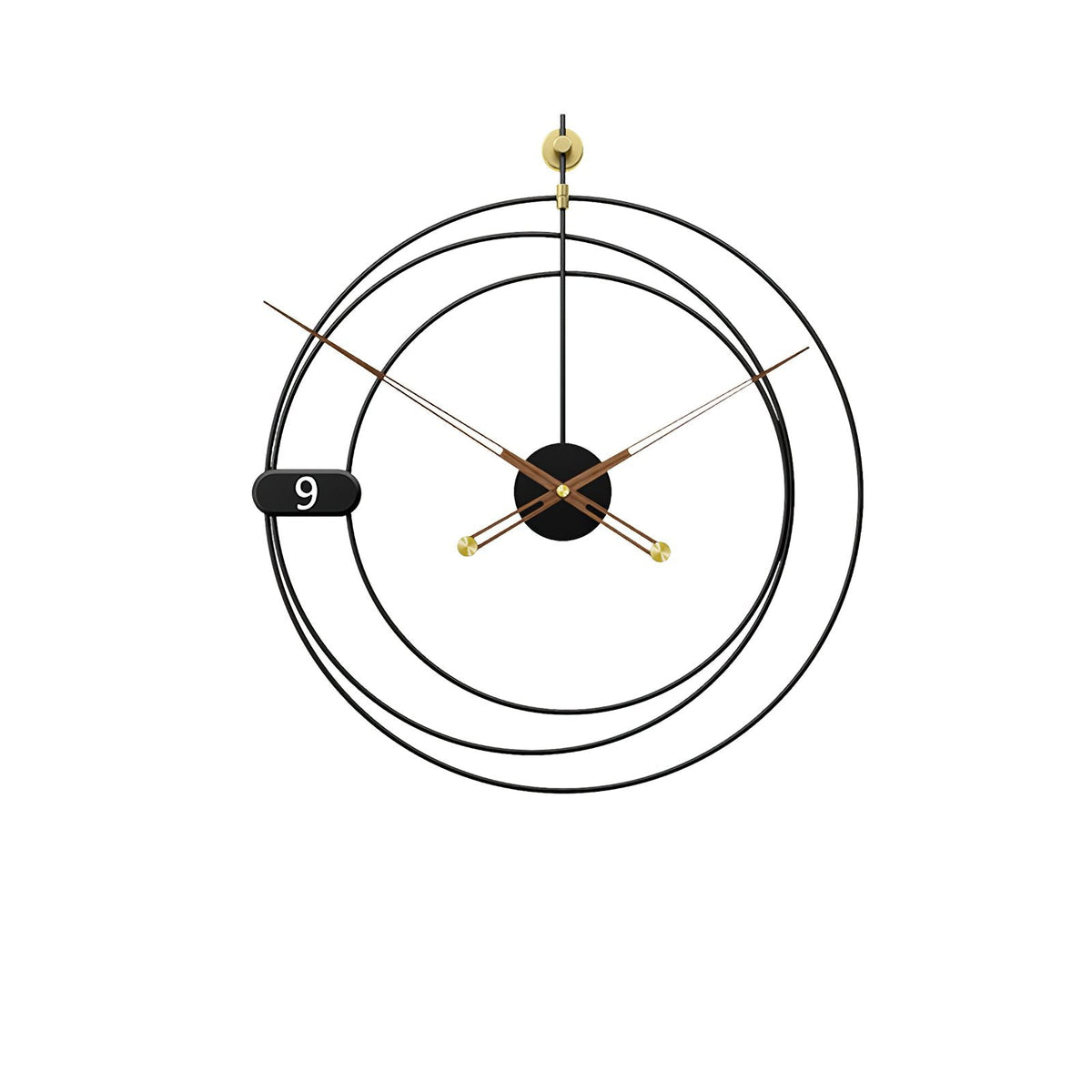 Runde Wanduhr