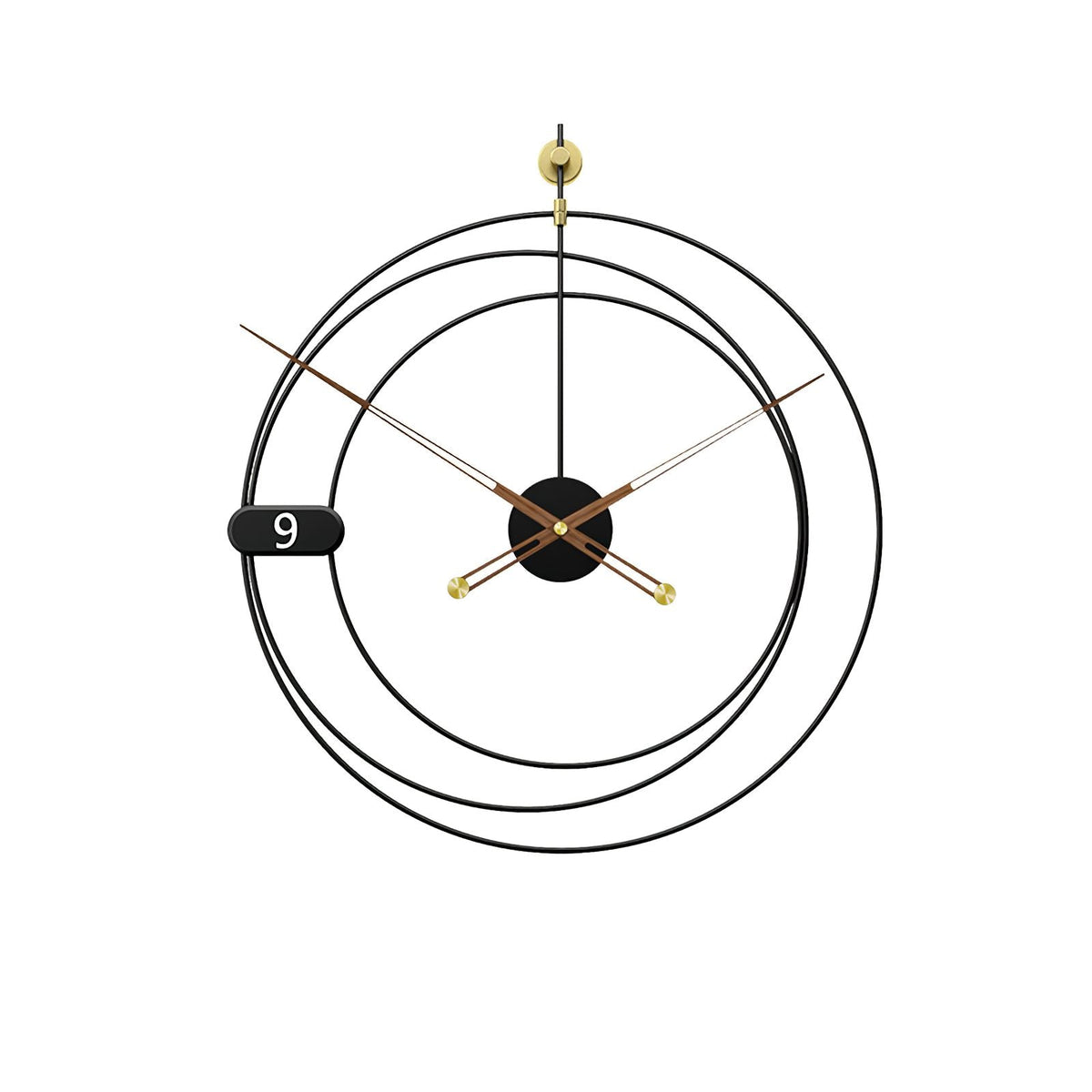 Runde Wanduhr