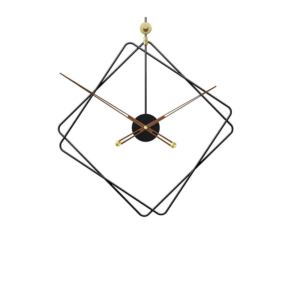 Quadratische Wanduhr