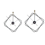 Quadratische Wanduhr